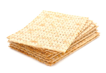 Matza isolated on white background