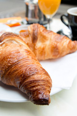 coffee and croissants