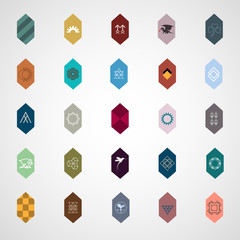 Icons and elements for design