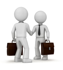 Businessmen shaking hands