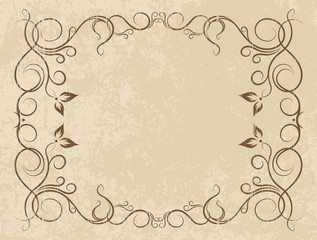 Elegant vintage frame