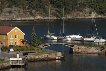 Yachthafen bei Oslo