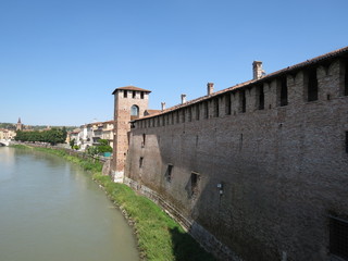 Fototapeta premium Verona - medieval castle