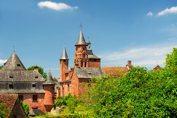 Fototapeta premium castle in Collonges la rouge
