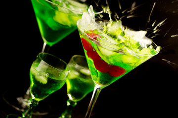 Green cocktails