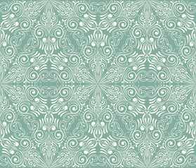 Vector Seamless Winter Pattern with Snowflakes