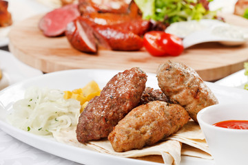 party with tasty dishes