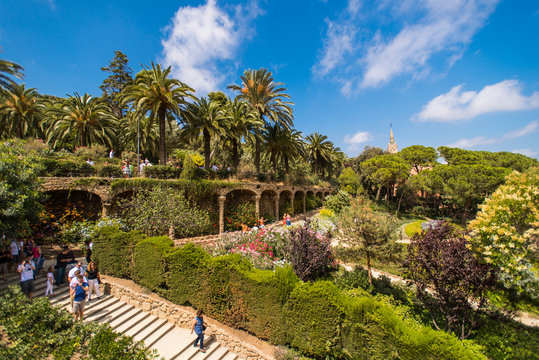 The famous Park Guell