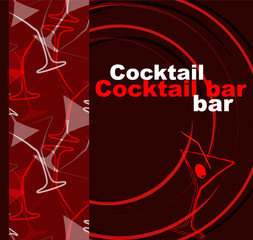 Template of a cocktail bar