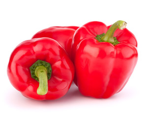 red pepper isolated on white background