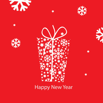 New Year greeting card