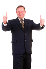 Happy smiling businessman
