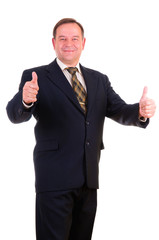 Happy smiling businessman