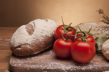 Country theme with baking goods