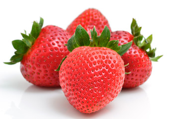 Strawberry isolated on white