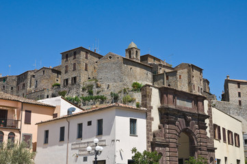 Panoramic view of Bolsena. Lazio. Italy.