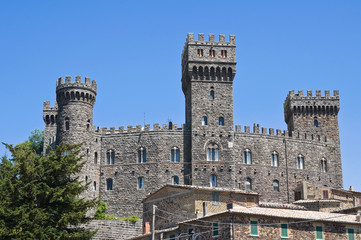 Fototapeta na wymiar Zamek Torre Alfina. Lazio. Włochy.