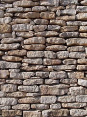 Dry stone wall, Corsica, France