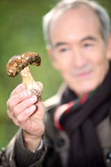 Man with Mushroom