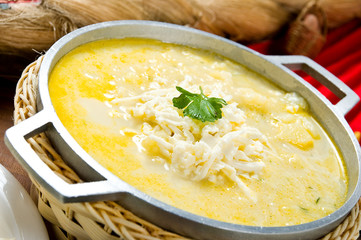 Ecuadorian food series: potato soup or 