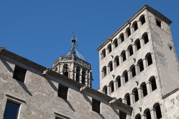 Fototapeta na wymiar Barri Gotic, Barcelona, Spanien
