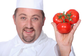 Cook with three tomatoes