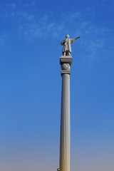 Fototapeta na wymiar Cristobal Colon Statua Columbus w Maspalomas