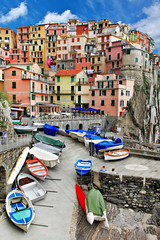 pictorial Italy - Monarolla fishing village, Cinque terre