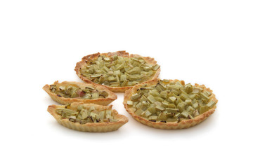 tartelette à la rhubarbe