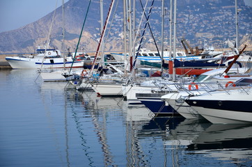 Marina w Calpe, Hiszpania