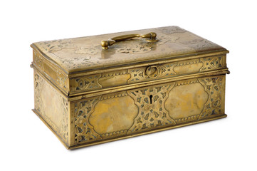 Brass Box With Handle