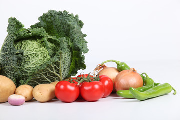 close-up of vegetables