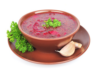 Russian dish - a borsch
