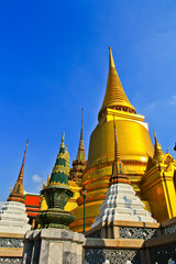 Fototapeta premium The pagoda at Wat Phra Kaew in Thailand