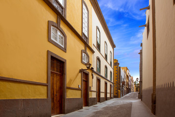 Fototapeta premium Las Palmas de Gran Canaria Veguetal houses