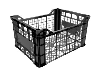 Plastic container. 3D isolated