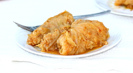 traditional stuffed cabbage
