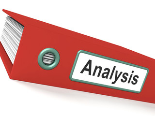 Analysis File Containing Data And Analyzing Documents - obrazy, fototapety, plakaty