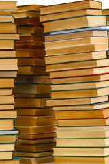 old books, close up