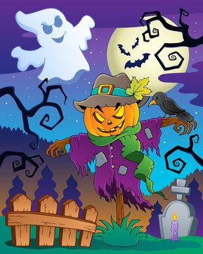 Halloween scarecrow theme image 2