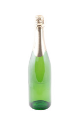 champagne bottle isolated