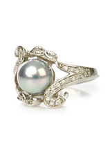 Jewellery ring isolated on white