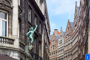 Foto op Plexiglas The historic centre of Antwerp. Flanders, Belgium © Marina Ignatova