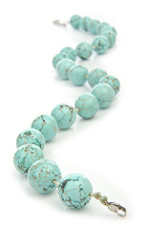 Necklace isolated on the white