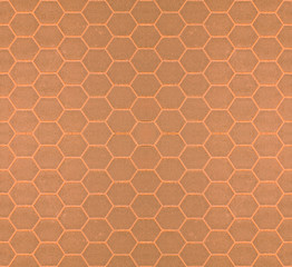 Brown seamless tileable hexagonal background