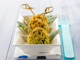 millet vegetarian meatballs