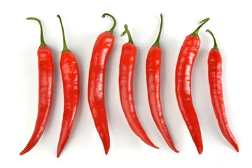 Fotobehang Hot Chili - Red Pepper - Chilischoten © Stefan Gräf