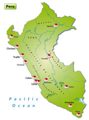 Internetkarte von Peru