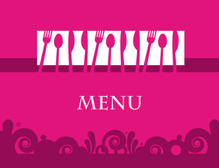 Menu template design
