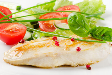  chicken fillet with vegetables